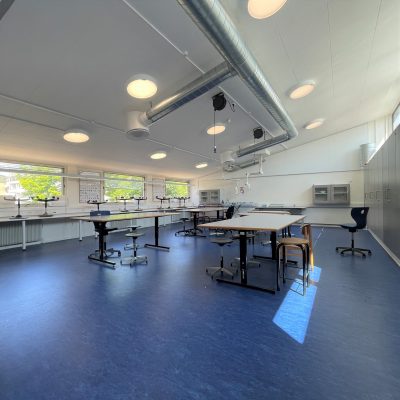 Fysiklokalet på Fuglsanggårdsskolen